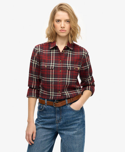 Lumberjack Check Flannel Shirt | Frontier Check Red
