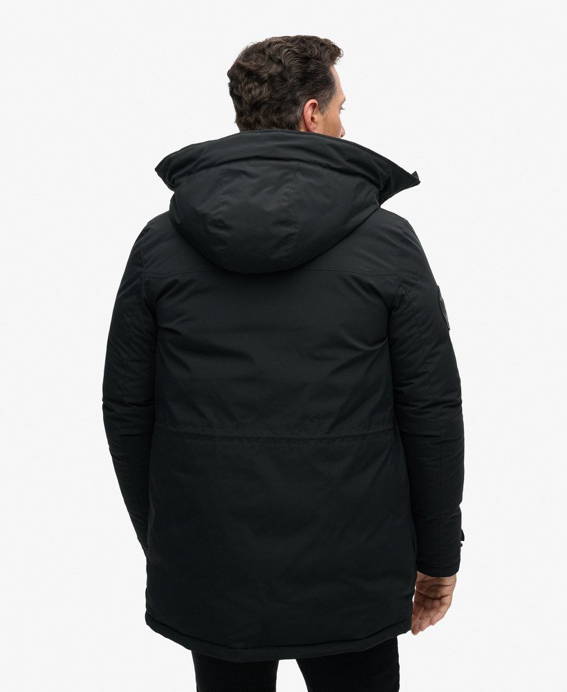 City Padded Parka Jacket | Black