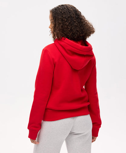 Essential Logo Hoodie | Rouge Red