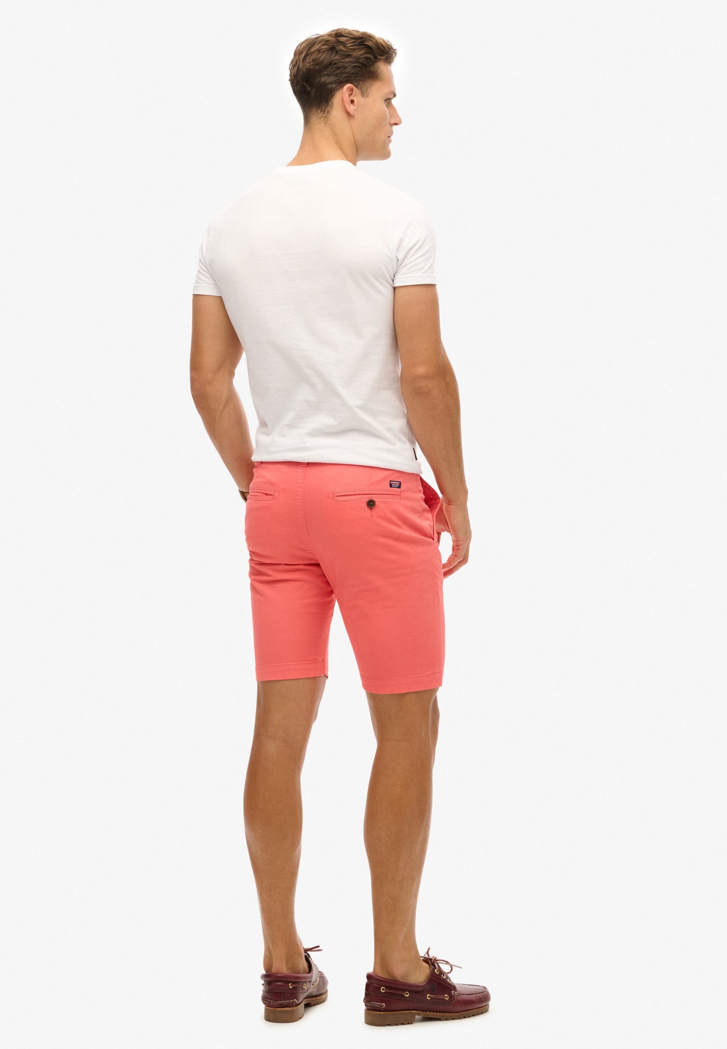Vintage Slim Fit Chino Short | Maldive Pink