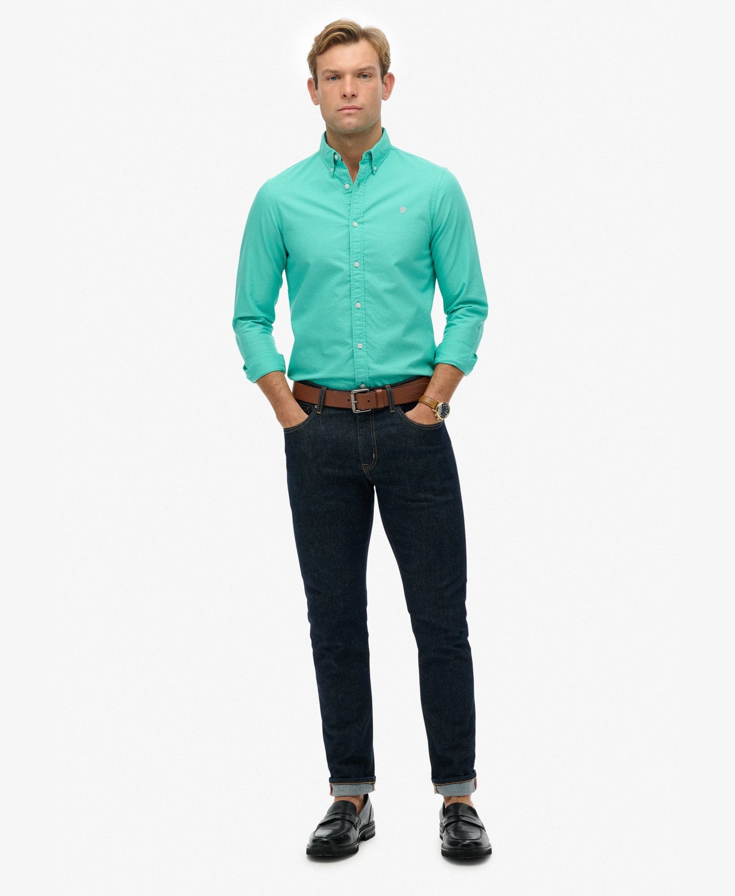 Classic Oxford Long Sleeve Shirt | Skate Mint