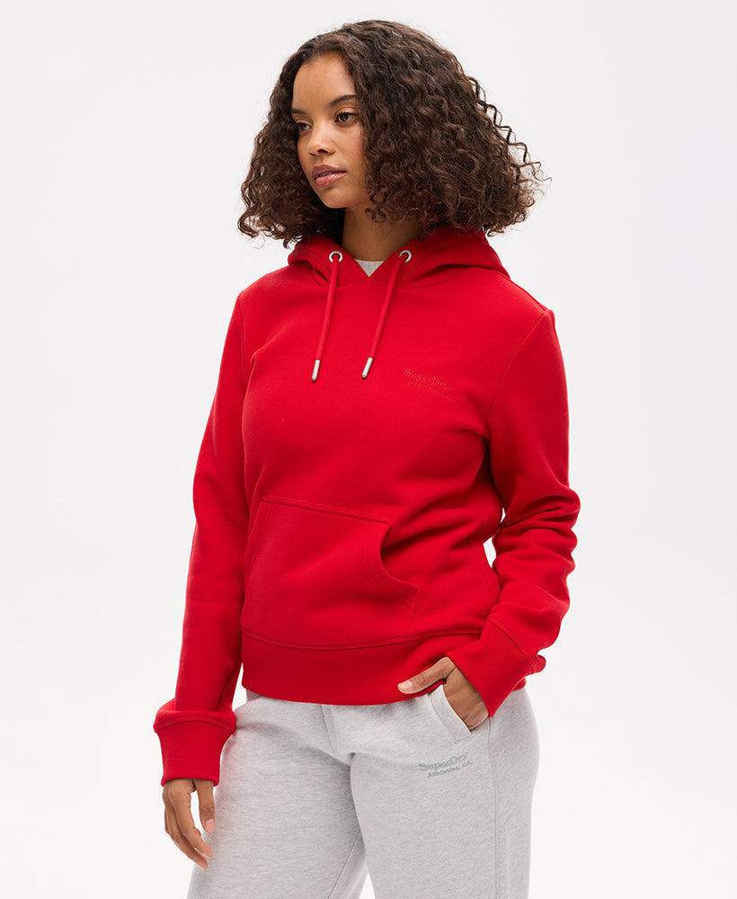 Essential Logo Hoodie | Rouge Red