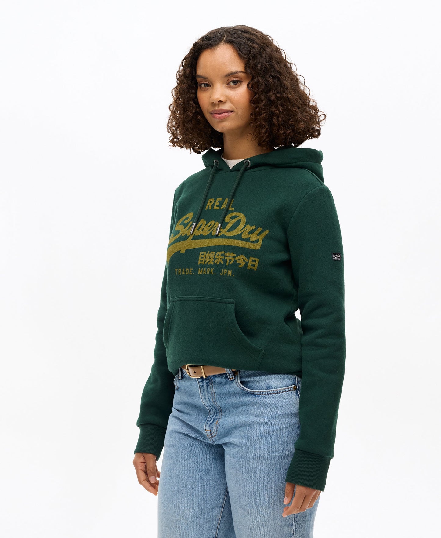 Vintage Logo Relaxed Hoodie | Enamel Green