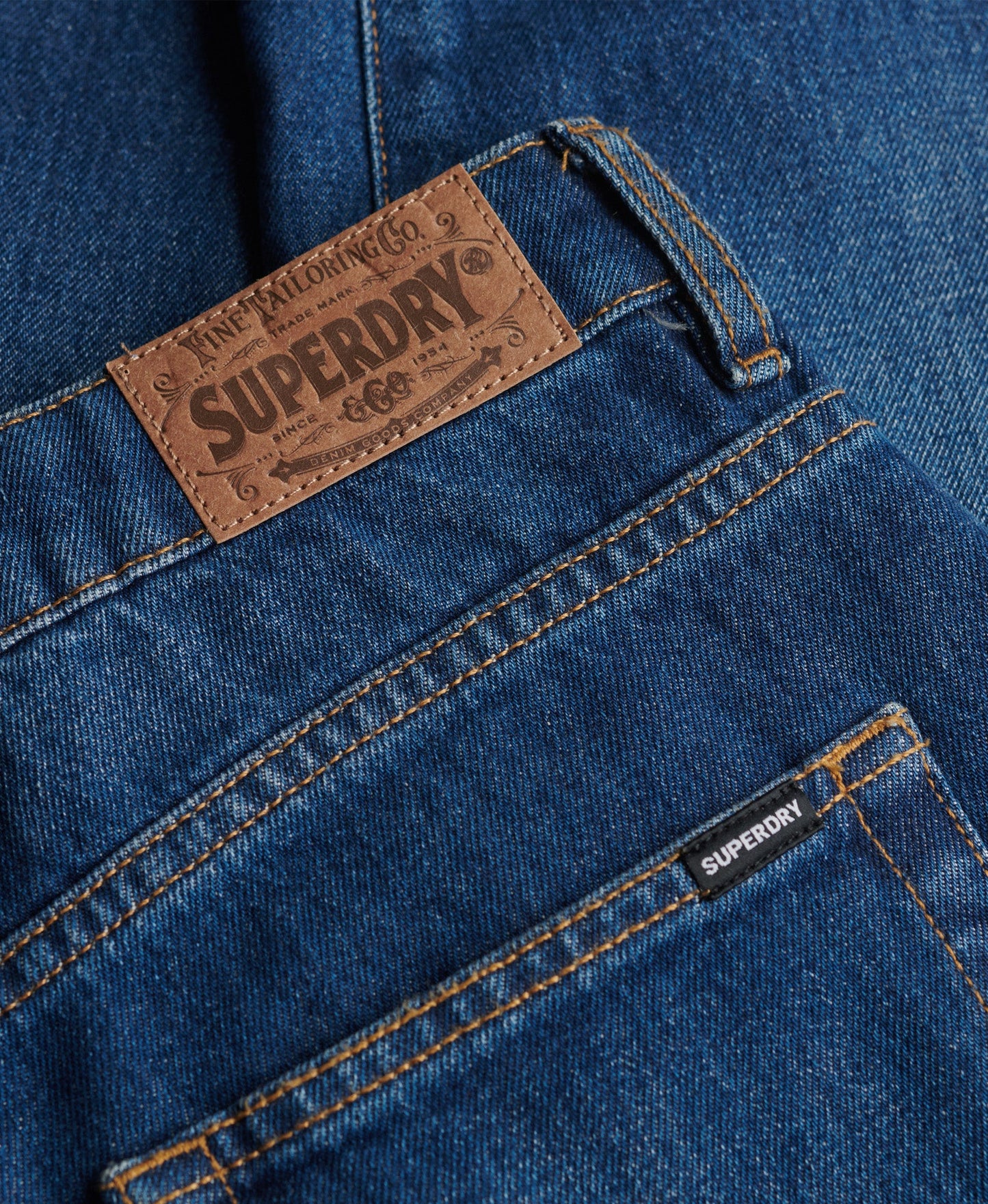 Mid Rise Straight Jean | Deep Indigo Denim 30