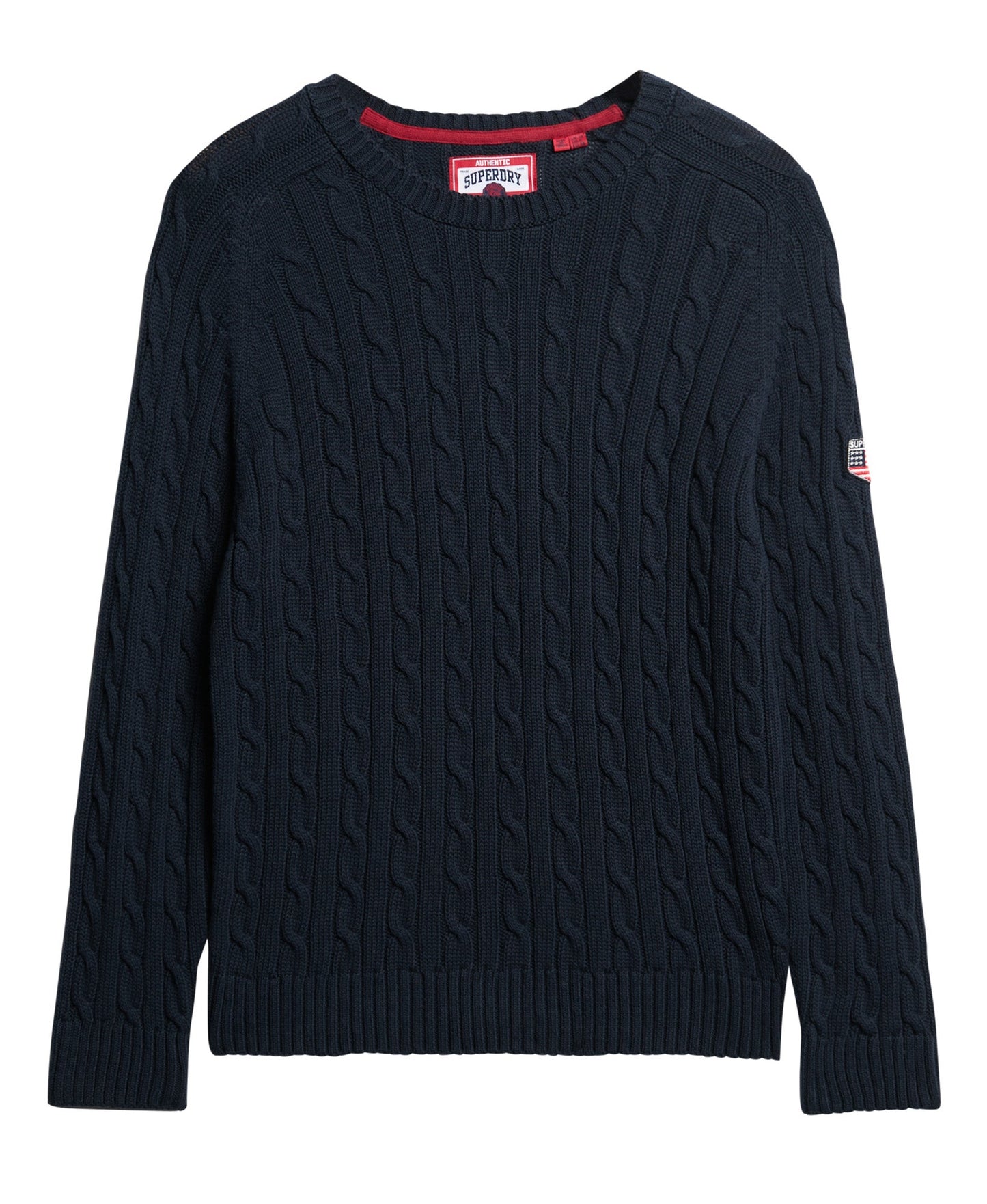 Slouchy Cable Knit | Deep Navy